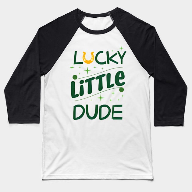 vintage-lucky little dude Baseball T-Shirt by soorney